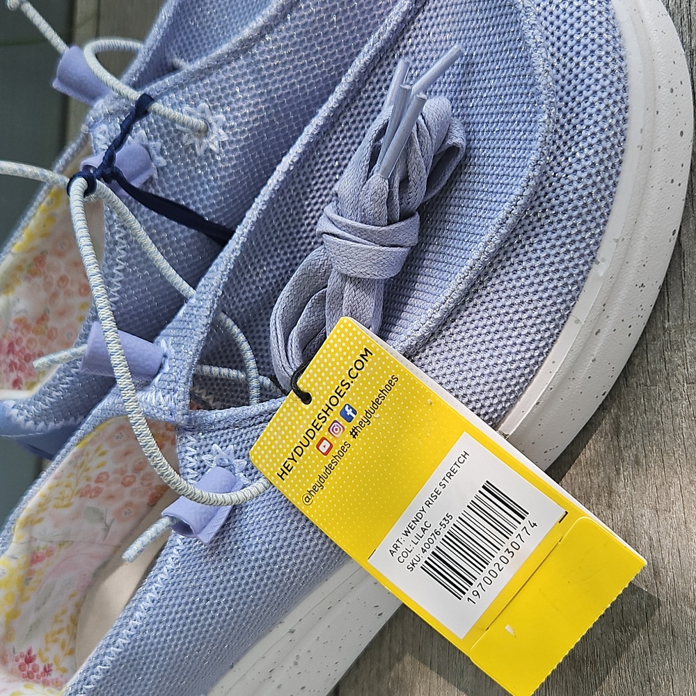 Firm! HeyDude! Slip On Shoes, NWT! Extra Shoe Laces Included, No Box - Picture 2 of 8